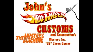 Hot Wheels Custom Mystery Machine 55 Chevy Gasser