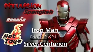 Hot toys Iron Man Silver Centurion Mark XXXIII Figura Escala 1/6 Reseña de Video