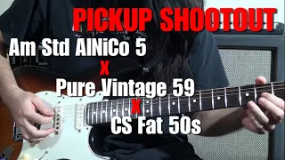 Pure Vintage 59 vs. CS Fat 50s vs. Am Std AlNiCo 5 - Fender Pickup Shootout