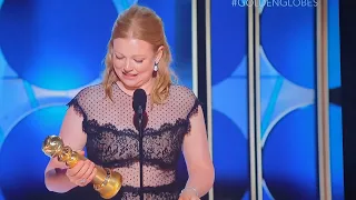 Sarah Snook Wins Best Female Actor Drama Series at the Golden Globes 2024!
