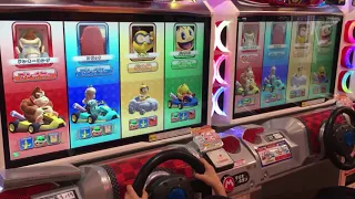 【ゲーセン】マリオカートアーケードグランプリDXで対決！その１Mario Kart Game center