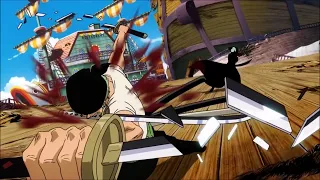Zoro vs Mihawk. Mihawk admitted how strong Zoro is - One Piece English Sub [4K UHD]