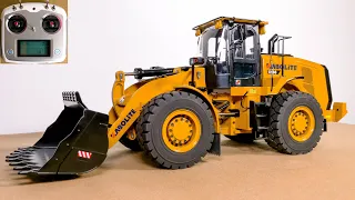 UNBOXING KABOLITE K966 HUINA RC HYDRAULIC WHEEL LOADER RTR WITH LED LIGHTS!! CATERPILLAR CAT 966M