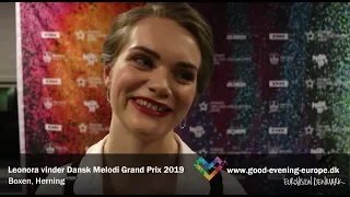 Leonora vinder Dansk Melodi Grand Prix  2019  - Love is Forever