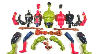 Merakit Mainan Siren Head Vs Batman Vs Spider-man Vs Hulk Smash - Avengers