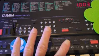 13 fantastic💥  DANCE  DISCO  POP Styles   💚   Techno Beat House Groove   -   Yamaha PSR-500 keyboard