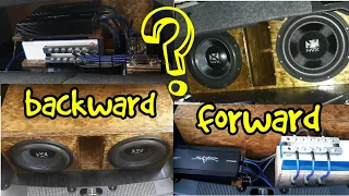 Forward or backward. What sounds better