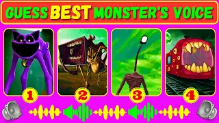 NEW 2024 Guess Monster Voice CatNap, MegaHorn, Light Head, Train Eater Coffin Dance