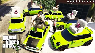 GTA 5 - Stealing Mr. Bean Cars with Franklin! (Real Life Cars #105)