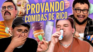 PROVANDO COMIDAS DE RICO com Diva Depressão