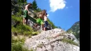 Stausee Bad Mitterndorf Austria Bridge and Cliff jumping