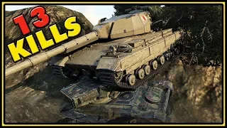 Super Conqueror - 13 Kills - World of Tanks Gameplay