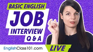 English Basic Job Interview Questions and Answers!