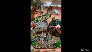 Dinosaur diorama