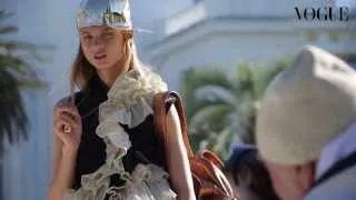 Anna Selezneva by Hans Feurer for Vogue Russia | Behind-the-Scenes Video