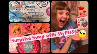 We Got Mail! Opening a Super Awesome Surprise Swap Box from My PB and J! Our First Chicks with Wigs!