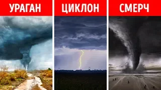 Ураган, смерч, циклон – в чем разница?