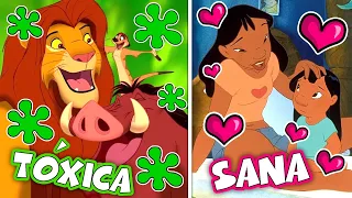 Las RELACIONES FAMILIARES MÁS TÓXICAS y SANAS de PELICULAS de  DISNEY