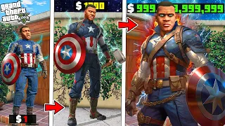 Shinchan UPGRADE $1 CAPTAIN AMERICA TO $1,000,000,000 CAPTAIN AMERICA IN GTA5