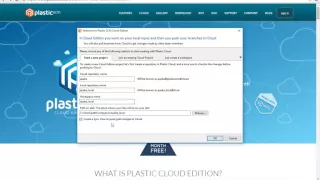 How to setup a local and cloud repo with Plastic Cloud Edition