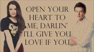 Glee 1x15 - Borderline/Open Your Heart [with lyrics]