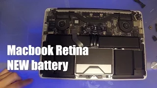 2012 MacBook Retina 13" Replacing Battery