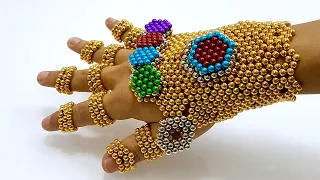 Amazing THANOS Infinity Gauntlet Made Out Of 1500 Magnetic Balls | Magnet Maker