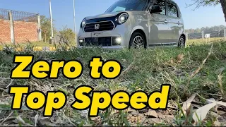 Zero to Top Speed | Honda N One Turbo 2021 Model | 0 to 100 km | Waqas Vk