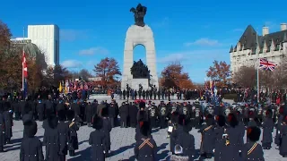 Watch as the moment of silence is held in Ottawa for Remembrance Day