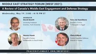 MESF 2021: A Review of Canada’s Middle East Engagement and Defense Strategy
