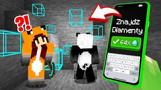 Oszukuje RODZEŃSTWO w Konkursie Szukania Diamentów X-RAY w Minecraft!