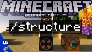 Comment utiliser le /structure sur Minecraft Bedrock ??? [CommandBlock]