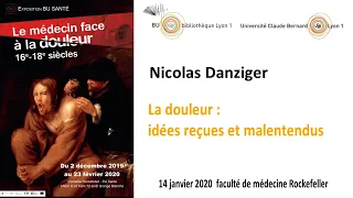 Conférence : La douleur, idées reçues et malentendus par Nicolas Danziger