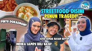STREED FOOD SAMPING KAMPUS UIN JAKARTA!! KEUJANAN HAMPIR BATAL SHOOTING 🤣🤣