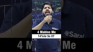 JEE 2024 : 99 Percentile in 4 Months पक्का है अगर 🤔 | IIT Motivation #shorts #esaral #jee #jeemains
