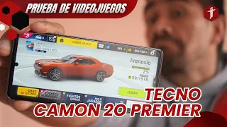 TECNO CAMON 20 PREMIER: Videojuegos a Prueba | Gameplay