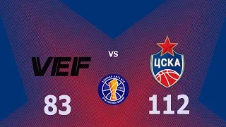 VEF vs CSKA. Highlights / ВЭФ - ЦСКА. Обзор