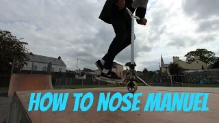 HOW TO NOSE MANUAL