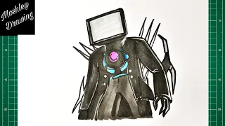 How to Draw Titan TV Man - Skibidi Toilet