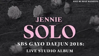 JENNIE (BLACKPINK) - SOLO (SBS Gayo Daejun 2018 Remix) [Live Studio Version] + DL