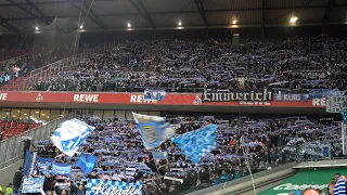 [0-2] 1.FC Köln - VfL Bochum, 10.03.2023, Auswärtssieg, Torjubel und Bierdusche im Gästeblock