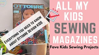 Ottobre Design + My Kids Sewing Magazine Collection + Favourite Ottobre Kids Sewing Projects