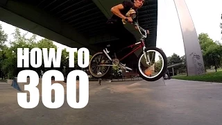 How to Bunny hop 360 bmx (Как сделать 360 с Банни-хопа) | Школа BMX Online #6 [Дима Гордей]