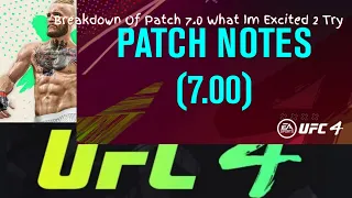 UFC 4 Patch 7.0 | Gameplay updates + Fighter movesets