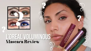 L' Oreal Voluminous Mascara Review -Try on