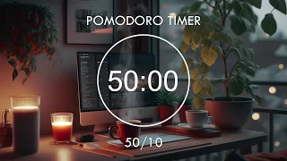 50/10 Pomodoro Timer ✨ Relaxing Lofi, Deep Focus Pomodoro Timer ✨ Focus Station