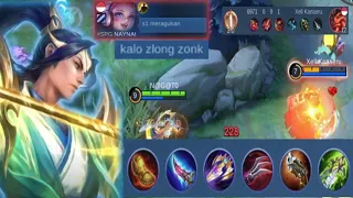 PICK ZILONG DI HINA, LANGSUNG TERDIAM LIHAT ZILONG PANEN KILL🔥#mlbb