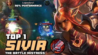 Wild Rift Sivir - Top 1 Sivir Gameplay Grandmaster Ranked