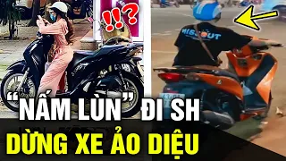 "NẤM LÙN" đi xe SH và tuyệt chiều DỪNG XE vô cùng ảo diệu khiến người xem CƯỜI BỂ BỤNG | TÁM TV