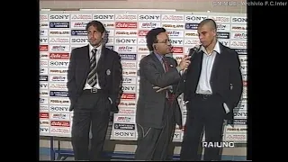 1997-98 (31a - 26-04-1998) Juventus-INTER 1-0 Interviste A.Conte,Ronaldo Post Partita - StadioSprint